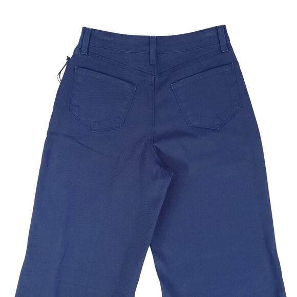 L'agence High Rise Wide Leg Jeans Navy Blue Denim - Picture 4 of 8